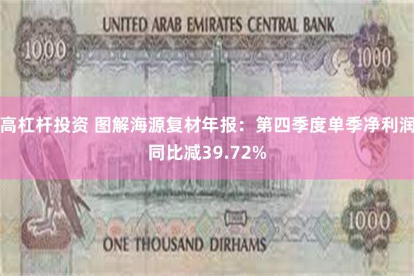 高杠杆投资 图解海源复材年报：第四季度单季净利润同比减39.72%