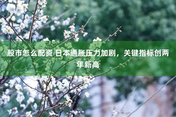 股市怎么配资 日本通胀压力加剧，关键指标创两年新高