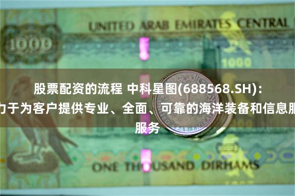 股票配资的流程 中科星图(688568.SH)：致力于为客户提供专业、全面、可靠的海洋装备和信息服务
