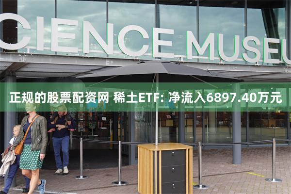 正规的股票配资网 稀土ETF: 净流入6897.40万元