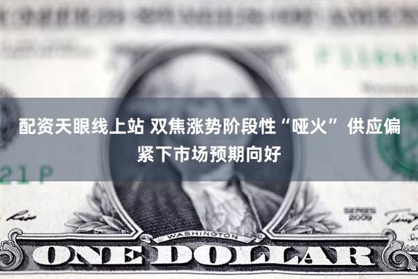 配资天眼线上站 双焦涨势阶段性“哑火” 供应偏紧下市场预期向好